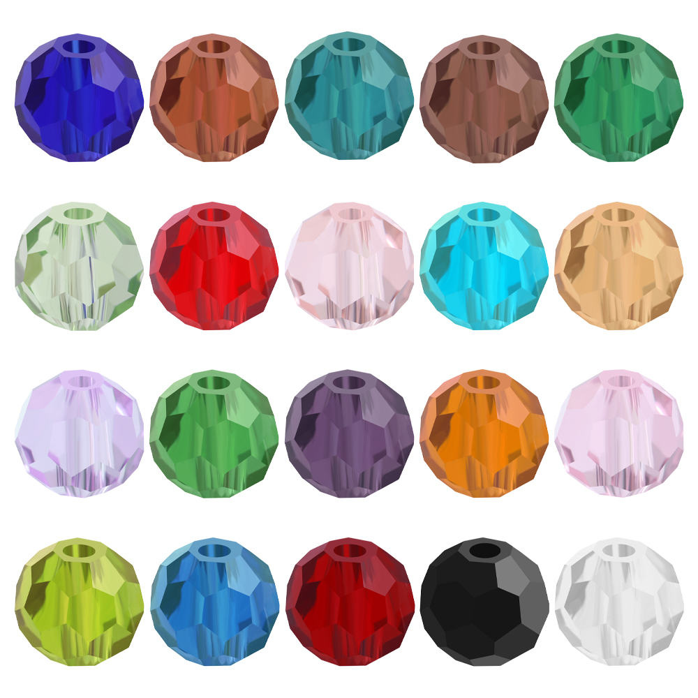 Glass Seed Beads 2Mm Jewelry Making - 32 Mặt Tròn Bóng 2Mm 3Mm