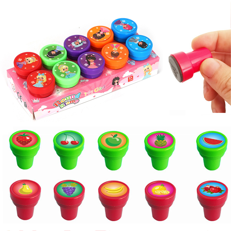 10pcs/box Assorted Stamps Self - đánh giá và giá Painting Supplies
