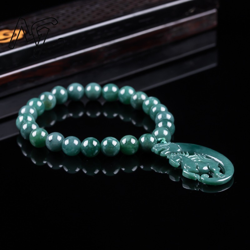 Natural Jadeite Blue Water Zod - đánh giá và giá Beading