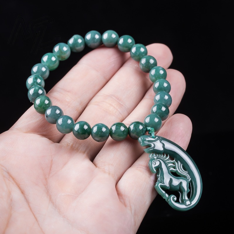 Natural Jadeite Blue Water Zod - đánh giá và giá Beading