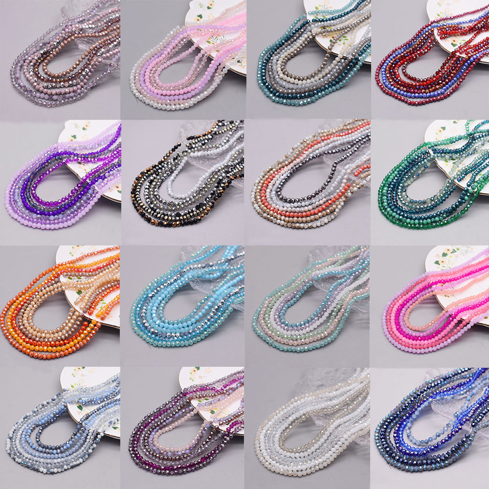 Color Scheme 6 strand/bag 4mm  - đánh giá và giá Glass Seed Beads 2Mm Jewelry Making