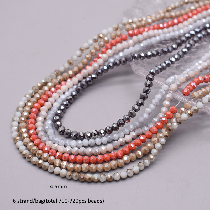 Color Scheme 6 strand/bag 4mm  - đánh giá và giá Glass Seed Beads 2Mm Jewelry Making