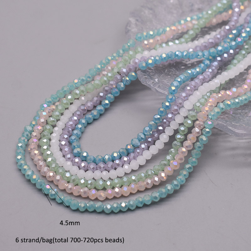Color Scheme 6 strand/bag 4mm  - đánh giá và giá Glass Seed Beads 2Mm Jewelry Making