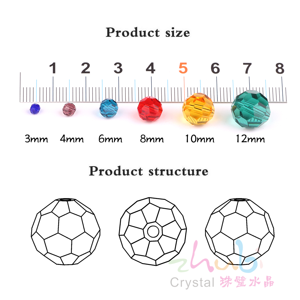 32 Mặt Tròn Bóng 2Mm 3Mm 4Mm 6 - đánh giá và giá Glass Seed Beads 2Mm Jewelry Making