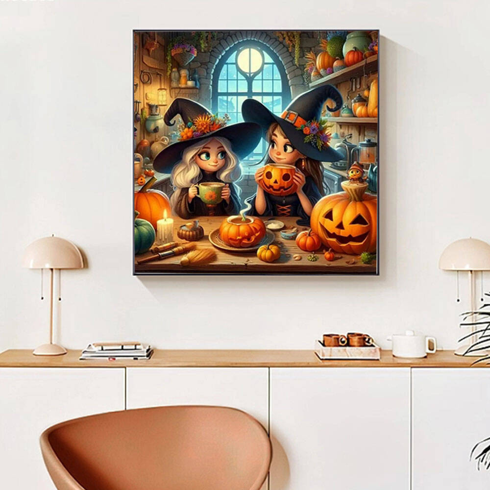 Huacan Halloween Decoration Di - đánh giá và giá 5D Diamond Painting Kit Full Drill