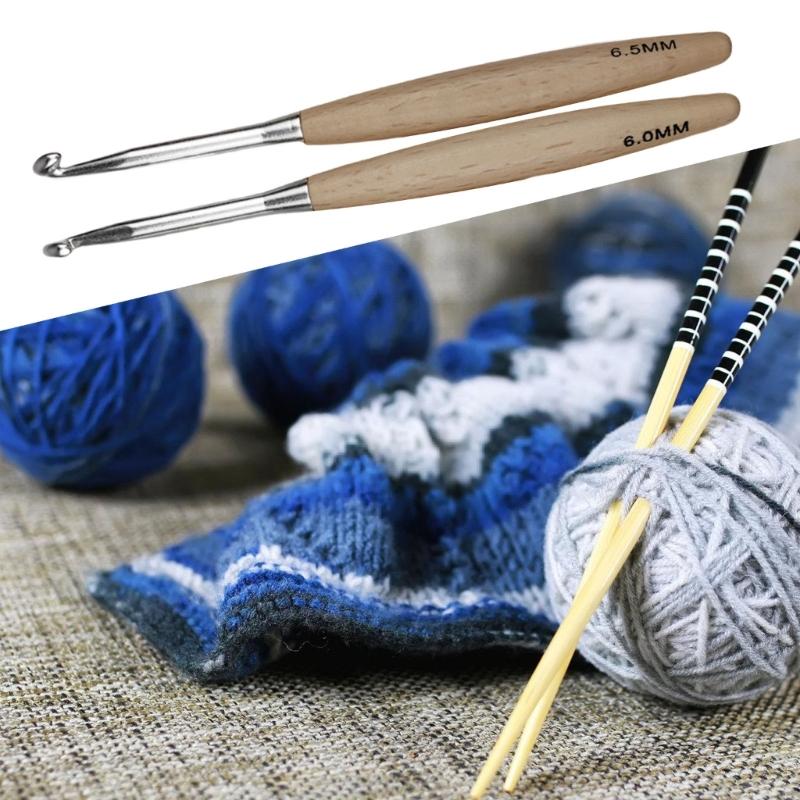 8 Chiếc Công Thái Móc Dành Cho - đánh giá và giá Wooden Crochet Hooks Ergonomic Handle