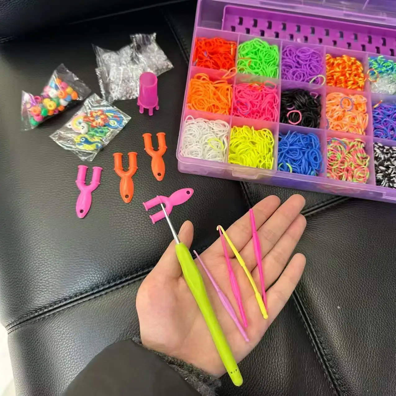 4800 Loom Bands Kit, Rubber Ba - đánh giá và giá Beading