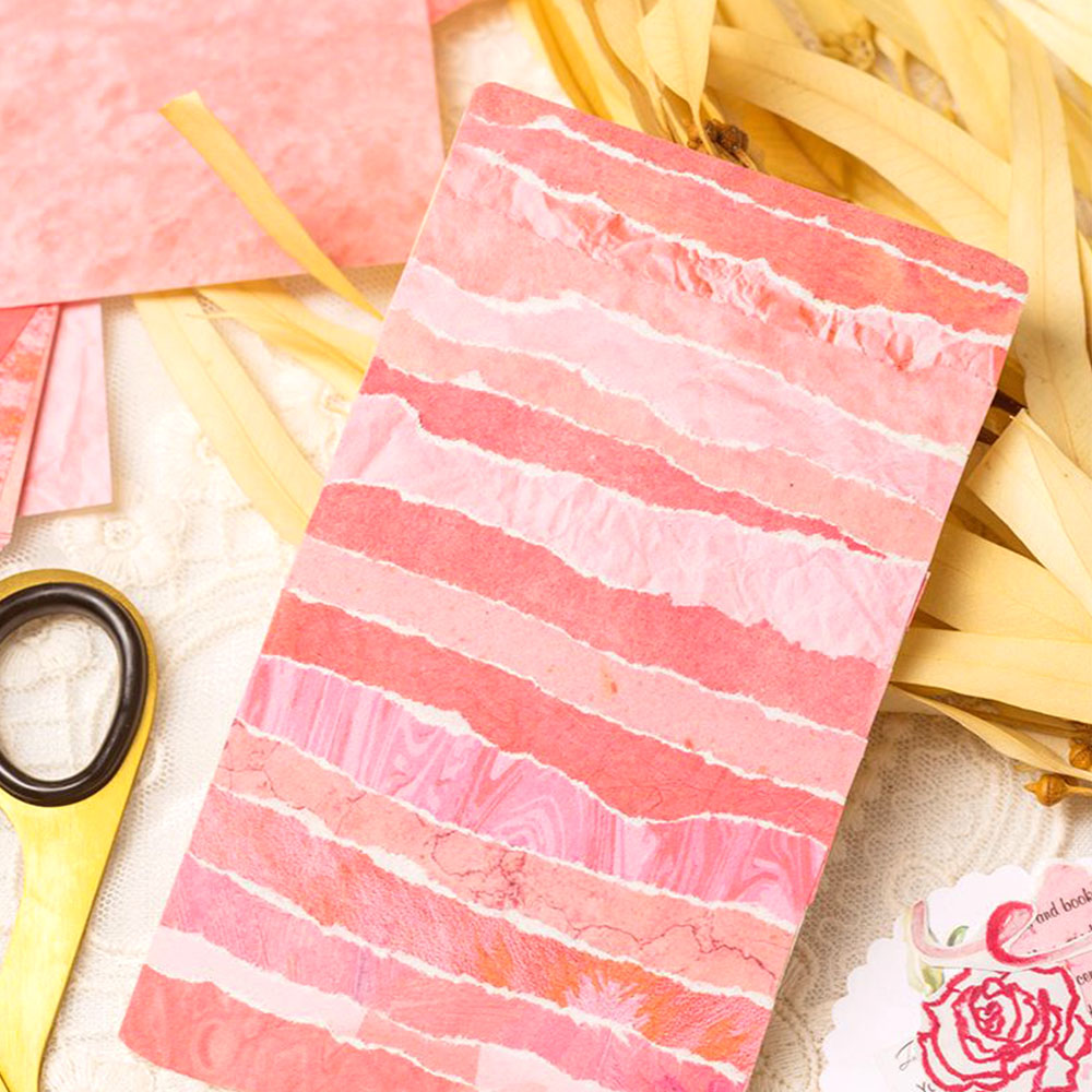 100 Pcs Colorful Texture Backg - đánh giá và giá Vintage Junk Journal Scrapbooking Paper