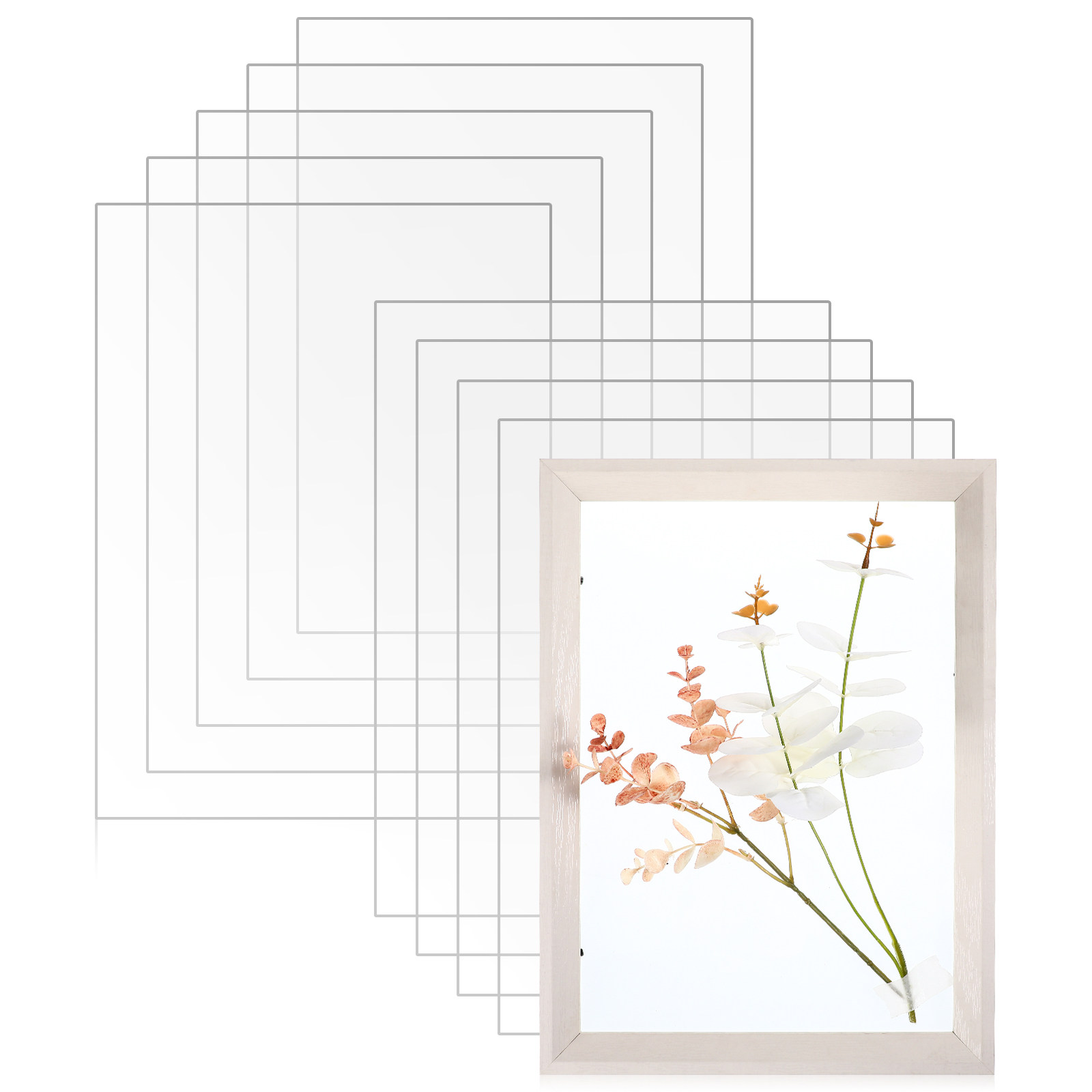 10pcs Clear Plastic Sheets A4  - đánh giá và giá Painting Supplies