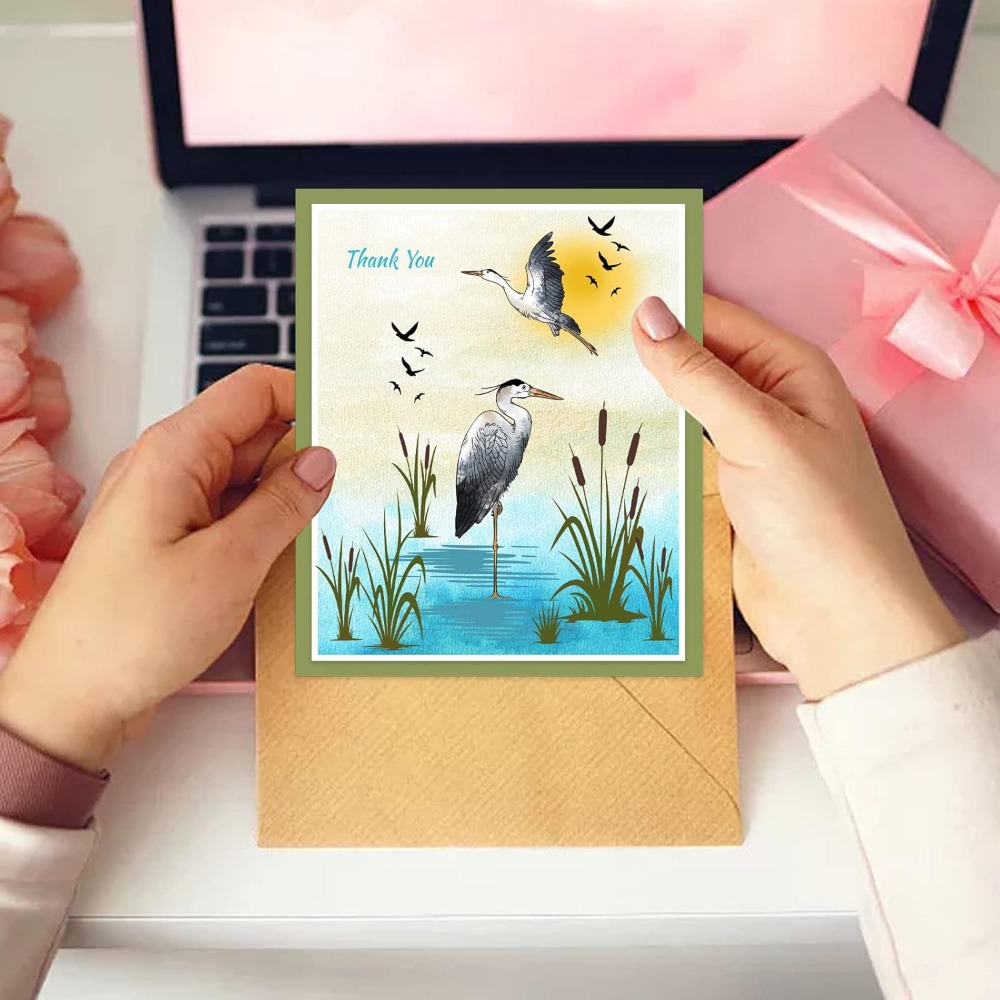 Heron Clear Stamps Wetland Sil - đánh giá và giá Clear Silicone Stamps For Card Making