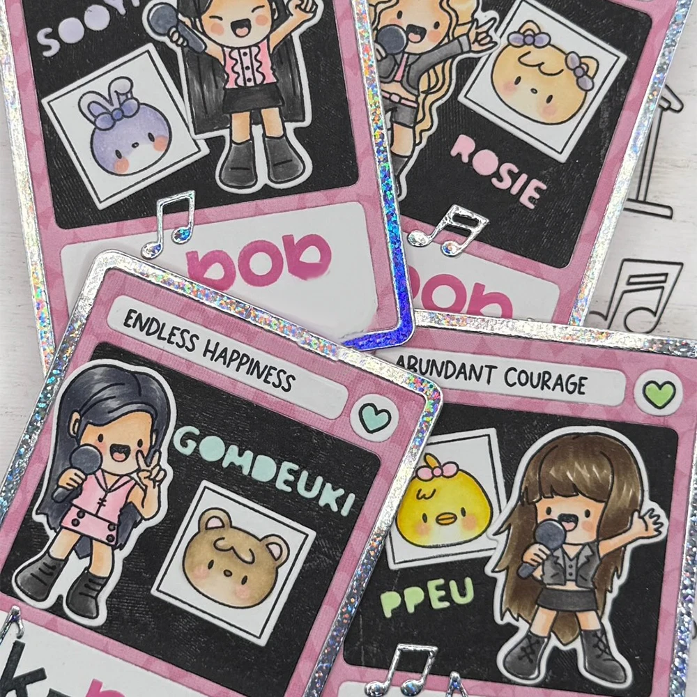 Concert Boy Girl Band Clear Si - đánh giá và giá Clear Silicone Stamps For Card Making