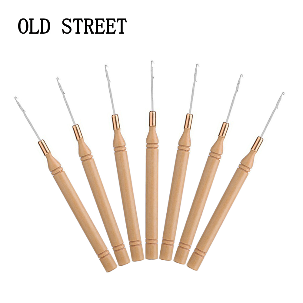 Ergonomic Wooden Handle Hair E - đánh giá và giá Wooden Crochet Hooks Ergonomic Handle