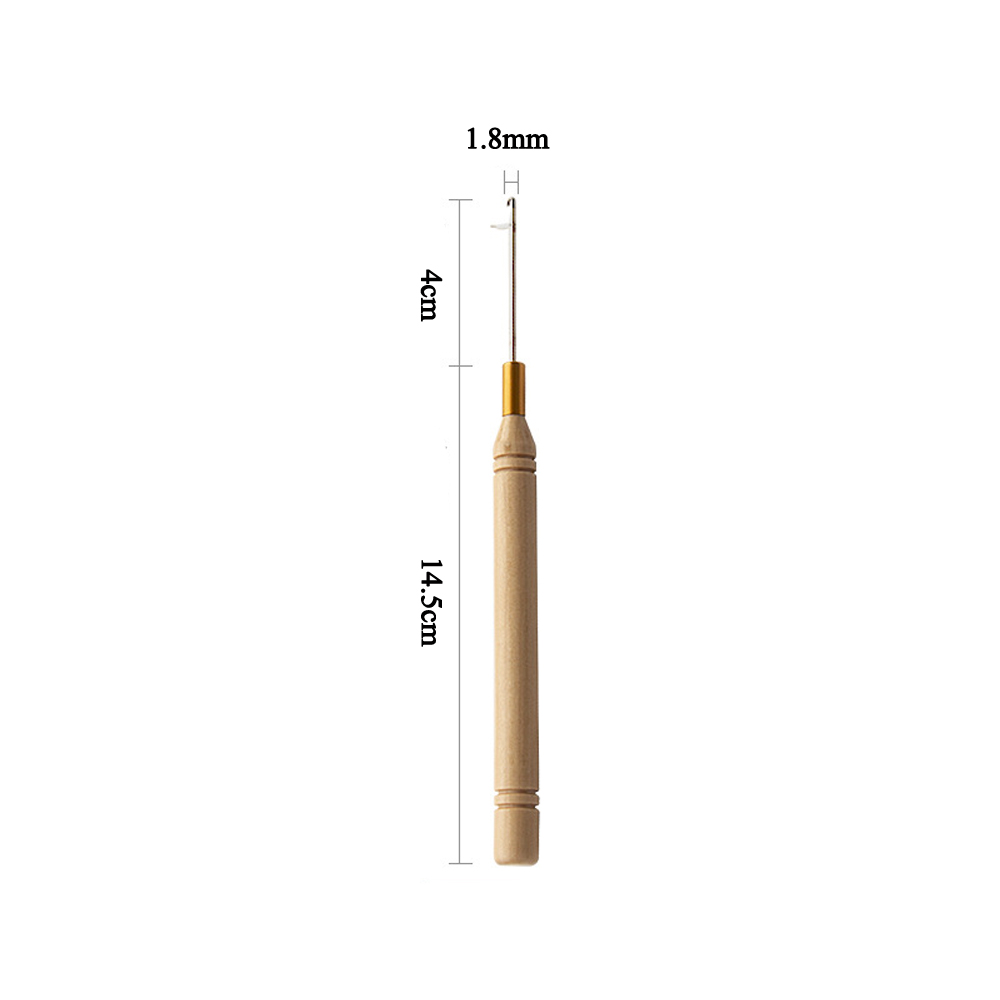 Ergonomic Wooden Handle Hair E - đánh giá và giá Wooden Crochet Hooks Ergonomic Handle