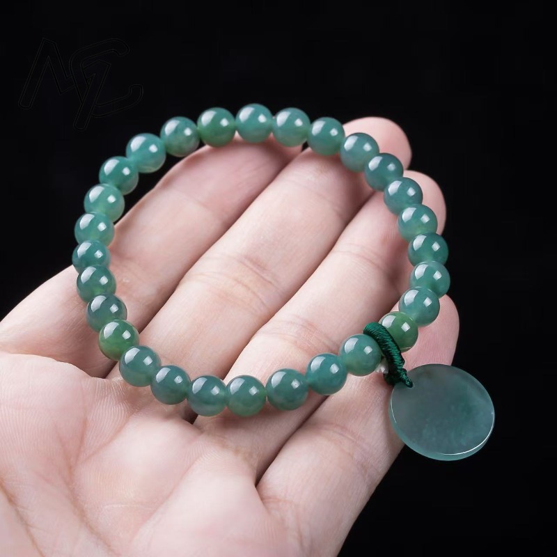 Natural Jadeite Blue Water Not - đánh giá và giá Beading