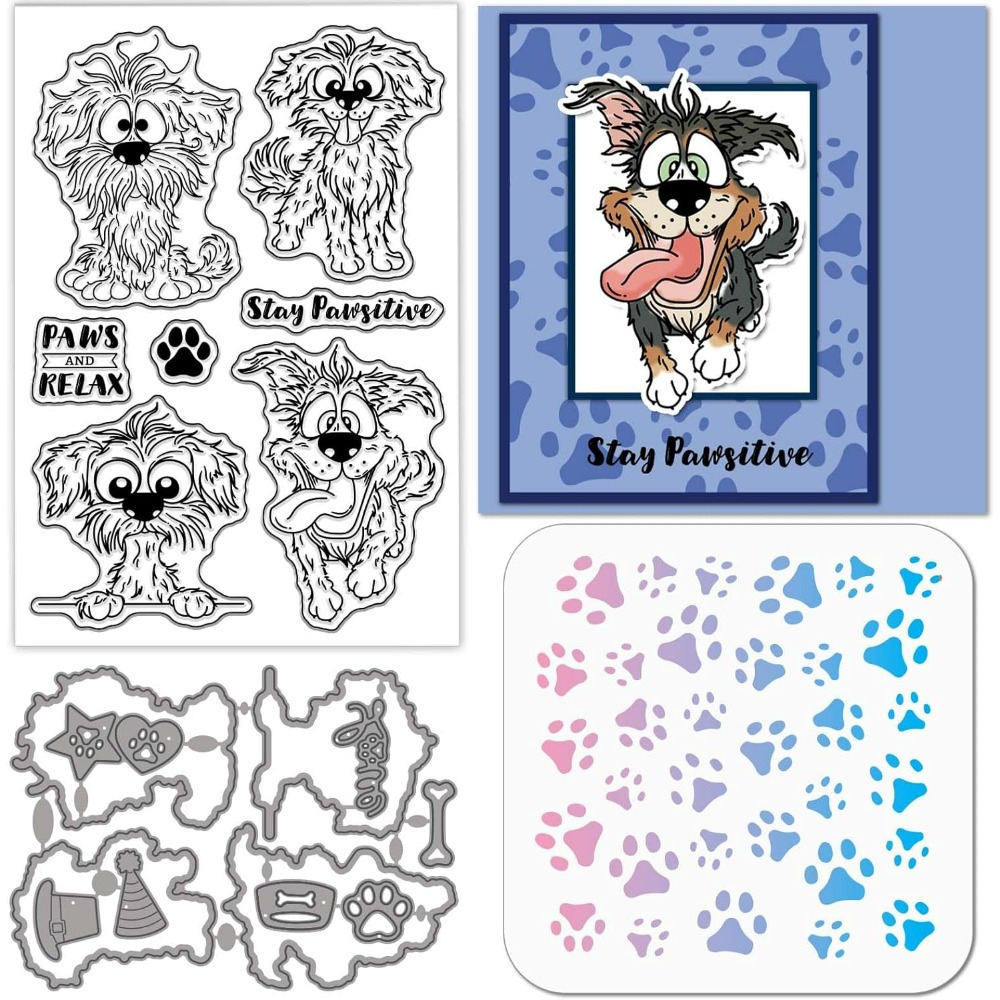 Comic Dog Clear Silicone Stamp - đánh giá và giá Clear Silicone Stamps For Card Making