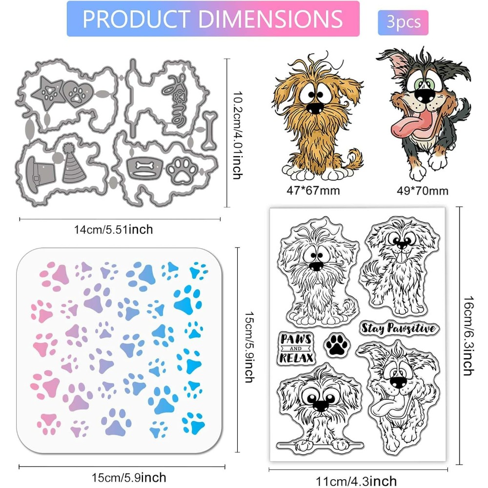 Comic Dog Clear Silicone Stamp - đánh giá và giá Clear Silicone Stamps For Card Making
