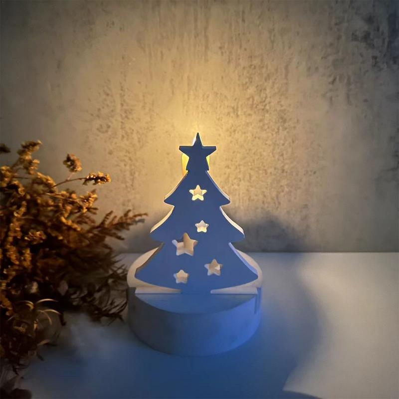 Christmas Tree Candle Base Sil - đánh giá và giá Silicone Epoxy Resin Molds Set