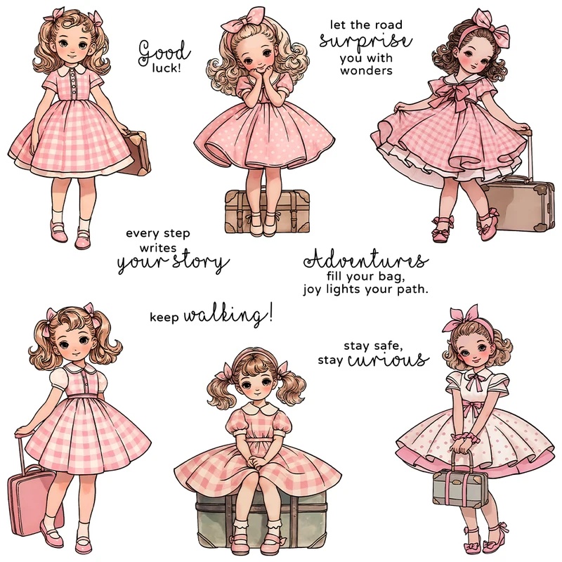 Suncraft Lovely Traveling Litt - đánh giá và giá Clear Silicone Stamps For Card Making