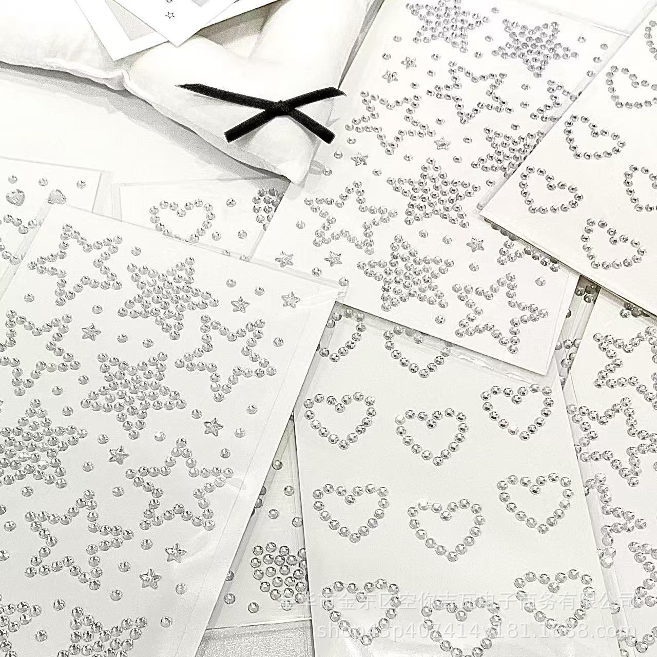 Silver Star Heart Rhinestone S - đánh giá và giá Scrapbooking