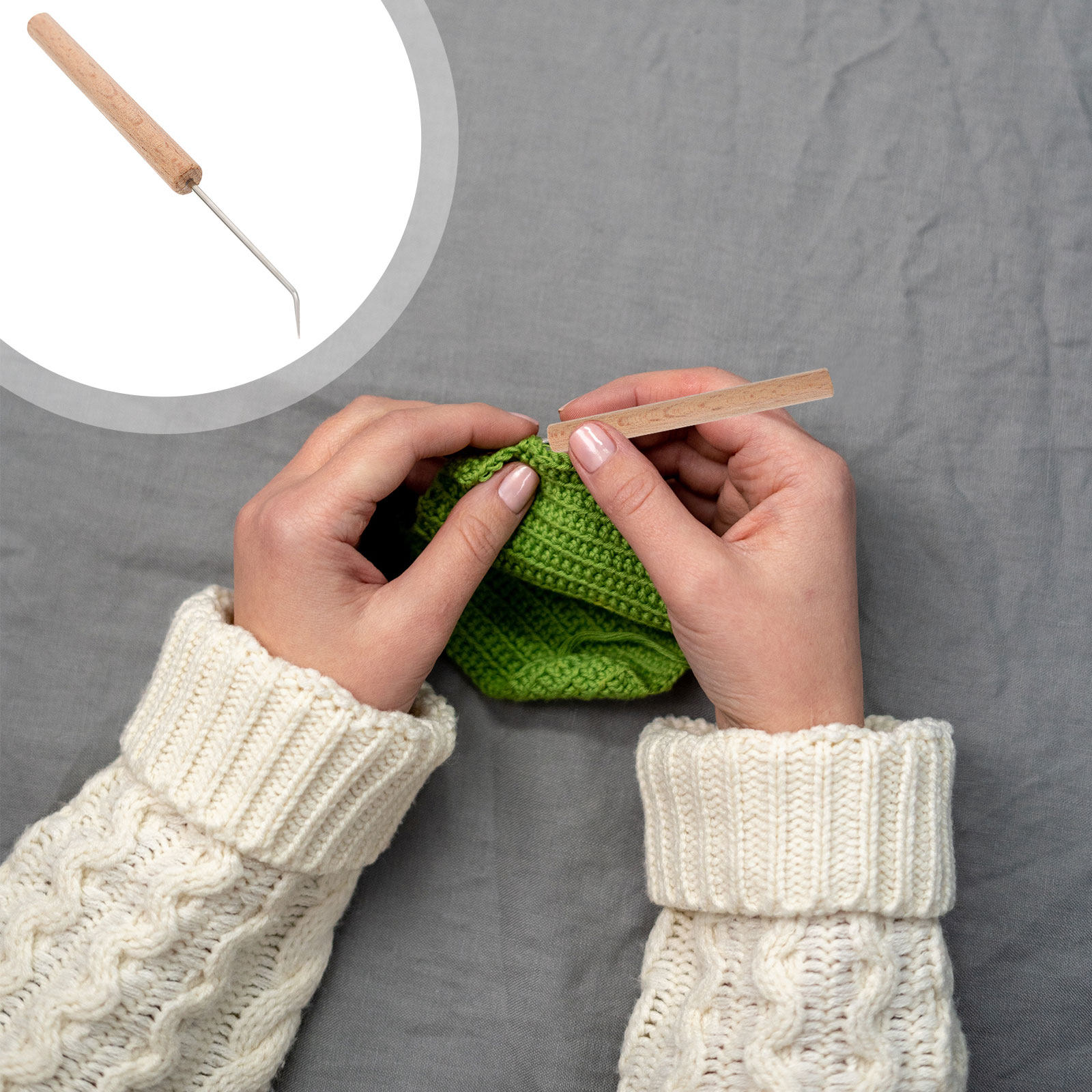 1Pcs Premium Wooden Crochet Ho - đánh giá và giá Wooden Crochet Hooks Ergonomic Handle