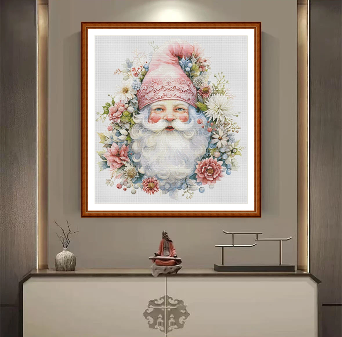 [ZZ4491- Flower Ball Dwarf] DI - đánh giá và giá Cross Stitch Stamped Kits Beginners