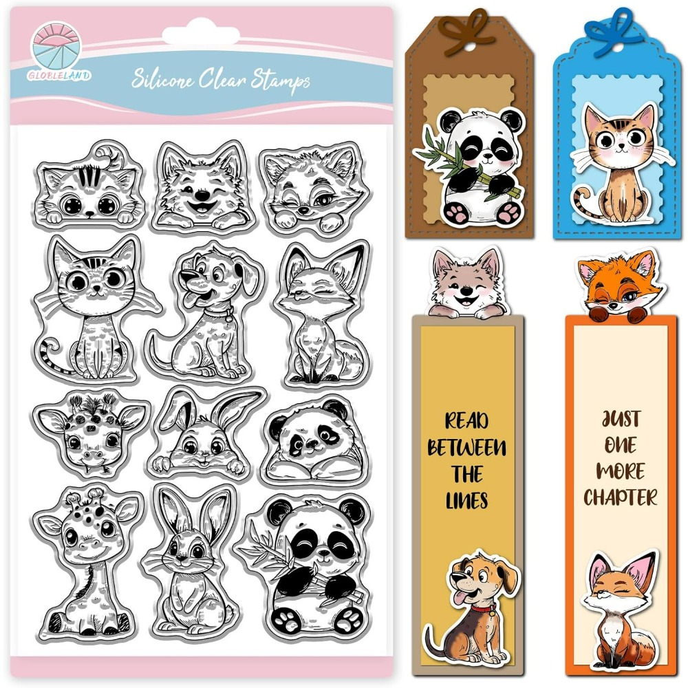 Cat Dog Rabbit Clear Stamps fo - đánh giá và giá Clear Silicone Stamps For Card Making
